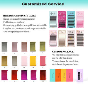 नई 5dw आकार कैमेलिया डब्ल्यू फ्लैश एक्सटेंशन मैट प्राकृतिक मेपल पत्ती 5dw आंखों 0.07 मिमी विभिन्न लंबाई अलग-अलग लंबाई मिमी - Product Image 6