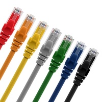 Kabel jaringan Ethernet Cat5e Cat6 Cat7, 1m 2m 3 m 3 Meter 5m serat optik kabel Patch cat 6 kabel ethernet