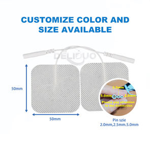 Électrodes de remplacement en tissu non tissé, 5x5cm, 2mm, 10 pièces, vente en gros - Product Image 3