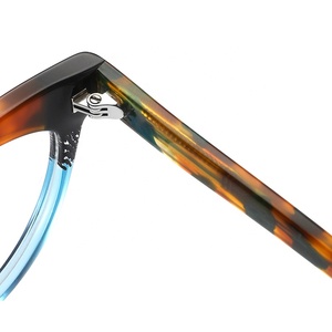 Hengtai thời trang hình chữ nhật thiết kế đặc biệt trang trí nội thất Acetate Chất liệu kính mắt Frames Unisex nhỏ Cat <span class=keywords><strong>Eye</strong></span> kính quang học khung - Product Image 6