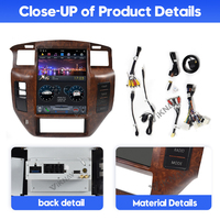 12.3 pouces pour NISSAN PATROL Y61 2004-2019 autoradio DVD lecteur multimédia Navigation GPS CarPlay écran unité principale