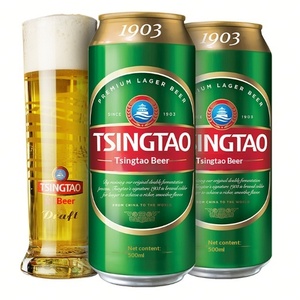 Cerveza Oscura Pasteurizada Tsingtao (1903) de Qingdao, 500ml*18 Latas, Original de Fábrica, Auténtica - Product Image 2