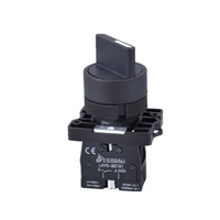 Botón de arranque y parada de 22mm con símbolo de flecha XB2 Botón de interruptor de llave de Selector plano Interruptor de botón de plástico momentáneo