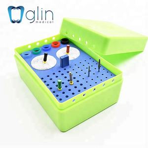 Porte-fraise dentaire flexible de haute qualité Glin 160 trous <span class=keywords><strong>Endo</strong></span> Box pour fraises diamantées G-160A boîte dentaire autoclavable - Product Image 5