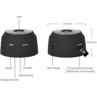 Cámara WiFi A9 1080p HD Micro Mini Cámara Inalámbrica IP DVR Visión Nocturna Seguridad para Casa Interior y Exterior