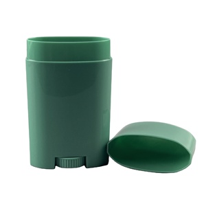 ODM Fournisseur ODM Usine OEM Contenant vide pour stick déodorant en plastique PP, 50ml 75ml, couleur personnalisée, vert, nouveau design, forme ondulée, Vente en gros/Fabrication - Product Image 3