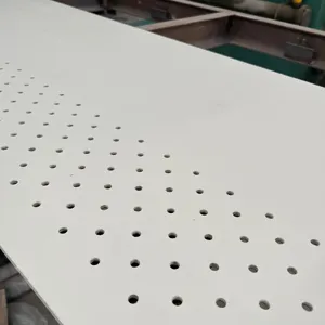 Fireproof Waterproof Acoustic Perforated Sheet Calcium Silicate Board Suspended False Ceiling Tile