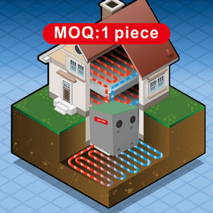 Pompe à chaleur géothermique solaire eau-eau Europe <span class=keywords><strong>ERP</strong></span> A+++ 8KW 10KW 12KW avec onduleur et contrôle Wi-Fi - Product Image 1