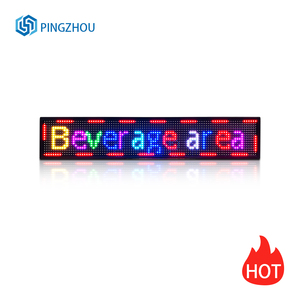 全彩文本和图像动画显示可编程WIFI电子滚动发光二极管标志留言板 - Product Image 5