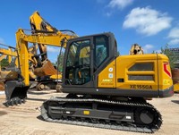 . Mini-excavatrice sur chenilles XE155GA avec godet renforcé de 0,65 m³ pour les travaux de terrassement en mini-mine et les travaux de terrassement de jardin