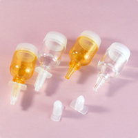 5ml 10ml 15ml vide PS ampoule en plastique visage soins de la peau Essence sérum bouteille à presser pour emballage cosmétique