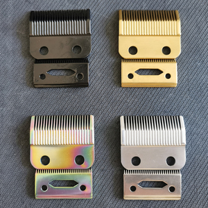 Lame de tondeuse professionnelle, lame de tondeuse à 2 trous D, ensemble de <span class=keywords><strong>lames</strong></span> de tondeuse de rechange réglables - Product Image 1