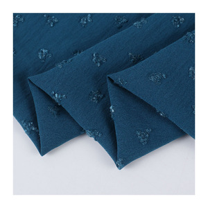 180D cey jacquard100 % tela de poliéster CEY Jacquard flor punto tela flujo de aire flores cortadas tela para ropa de mujer - Product Image 2