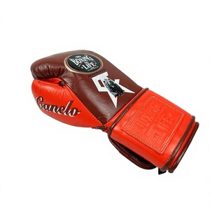 New No Boxing No Life Design Genuine Leather Lightweight Moisture Wicking Laced Boxing <b>Gloves</b> For Sparring MMA - Product Image 5