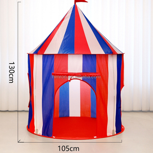 Tente de jeu princesse à rayures pour enfants 3pc Sports Toy Ball Pit avec World Playhouse pour garçons et filles - Product Image 3