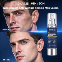 Crème Visage Homme Marque Blanche Niacinamide Anti-rides Raffermissante Éclaircissante Unifie le Teint Améliore la Teinte Terne Hydratante