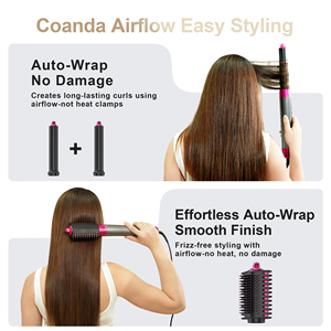 Xách tay 6 1 tốc độ cao không dây điện tóc Styler Đa-Chức năng thổi máy sấy Hot Air tự động tóc Curler bàn chải cho bận rộn - Product Image 3