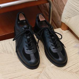 Zapatos de Entrenamiento Alemanes HANMCE ZY-Y06 para Hombre, Zapatos de Oficina de Verano con Punta Puntiaguda, Transpirables, con Cordones, Antideslizantes, con Suela de Goma - Product Image 4