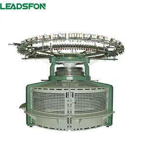 LEADSFON Double Jersey Open Width Frame Optional Transmission Supply Pilotteli Knitting Machine