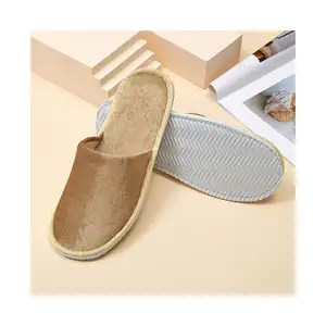 Luxury Disposable Comfortable Soft Unisex Spa Hotel Slipper For Adult With Custom Logo Available