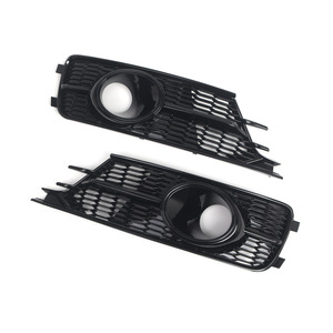Audi A6 C7 Fog Light Bezels 4G0807647A Honeycomb Lower Grille Bumper <b>ABS</b> Plastic Left Right - Product Image 4