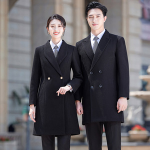 <span class=keywords><strong>Tenue</strong></span> <span class=keywords><strong>de</strong></span> <span class=keywords><strong>travail</strong></span> professionnelle automne hiver personnalisée vêtements <span class=keywords><strong>de</strong></span> <span class=keywords><strong>travail</strong></span> <span class=keywords><strong>de</strong></span> la réception <span class=keywords><strong>de</strong></span> l'hôtel manteau <span class=keywords><strong>de</strong></span> laine mi-long vêtements <span class=keywords><strong>de</strong></span> <span class=keywords><strong>travail</strong></span> épais pour hommes et femmes - Product Image 6