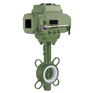 Vanne papillon électrique modulante COVNA à réduction tarifaire, avec plaque en PTFE et corps en acier inoxydable, actionneur électrique 24 V CC - Product Image 4