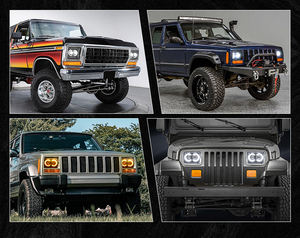 Vente flash : phares LED 5x7'' (7x6 pouces) avec faisceau haut/bas, feux de jour blancs et clignotants ambrés pour <span class=keywords><strong>Jeep</strong></span> <span class=keywords><strong>Cherokee</strong></span> Truck - Product Image 6