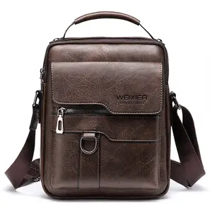 กระเป๋าใส่เอกสารสำหรับผู้ชายกระเป๋าคาดอกแบบลำลองสำหรับเดินทางธุรกิจกันน้ำโลโก้ออกแบบได้ตามต้องการ