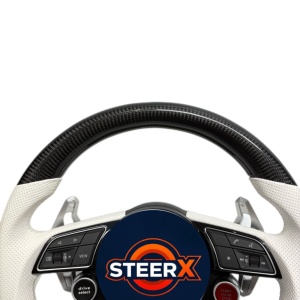 Volant en fibre de carbone personnalisé pour A1 A3 A5 A6 A7 RS R8 RS3 C7 Q5 Q7 S3 8V B8 B9 Q3 Q8 TT - Product Image 4