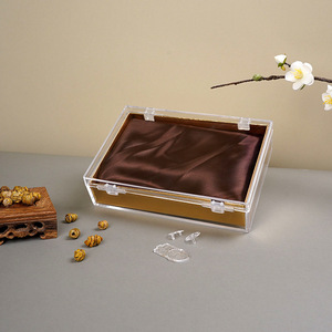 Caja de regalo de acrílico, caja interior rectangular transparente de plástico para cordyceps, nido de pájaro, pepino de mar y dendrobium officinale - Product Image 3