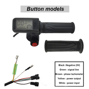 Xe điện ngón tay cái ga hiển thị <span class=keywords><strong>LCD</strong></span> kỹ thuật số Pin điện áp Power switch cho Scooter e-bike ngón tay ga - Product Image 5