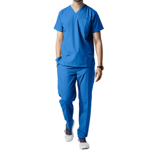 Robes de soins quotidiens pour patients hospitaliers, conçues pour les infirmières et les médecins, offrant un ajustement décontracté, en tissu 100 % coton tissé, faciles à porter - Product Image 5