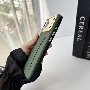 Luxury Magnetic PU Leather Mobile Phone Cases for <b>iPhone</b> 17 16 Pro Max With Card <b>Holder</b> Wireless Charging Shockproof Back Cover - Product Image 5