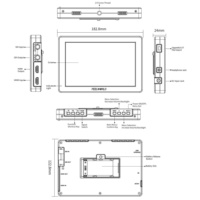 Monitor de Campo para Cámara FEELWORLD T7S PRO de 7 Pulgadas, 2000NIT Ultra Brillante, 4K HDMI 3G-SDI 60Hz, Monitor DSLR Portátil, Venta al Por Mayor OEM