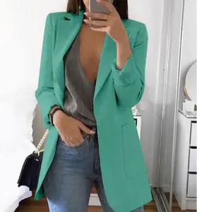 2024 Fashion Lapel Slim Cardigan Temperament Suit Coat Woman Jacket Spring Coat