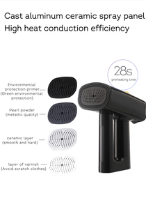 Nuovo Stile di Vaporizzatore Elettrico Portatile 2100W per Indumenti, <span class=keywords><strong>Steamer</strong></span> Manuale a Secco/Umido con Spegnimento Automatico, per Uso Domestico e Alberghiero, Anti-Bruciatura a Secco - Product Image 6