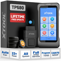 Herramienta de Programación de Sensores TPMS XTOOL TP580 2026, Herramienta de Diagnóstico Completo del Sistema con 22 Servicios Integrados, CAN FD/DoIP, Actualizaciones Gratuitas