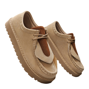 รองเท้า MB Matte Superfine Fiber Snail Shoes รุ่นผู้ชาย สไตล์ฤดูใบไม้ร่วง รองเท้าโลฟเฟอร์สำหรับวัยรุ่น สไตล์เรโทรอังกฤษ ระบายอากาศได้ดี ซับในตาข่ายกันลื่น - Product Image 1