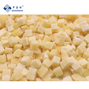 Sinocharm New Season BRC-A Approved High Quality 10mm IQF Potato Diced Wholesale Price Frozen Potato Dice