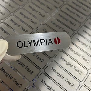 Nouveau design <span class=keywords><strong>plaque</strong></span> signalétique en aluminium anodisé <span class=keywords><strong>plaque</strong></span> de signalisation laiton acier inoxydable étiquette d'étiquette d'actif logo en métal - Product Image 6