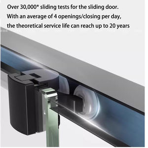Paroi <span class=keywords><strong>de</strong></span> <span class=keywords><strong>douche</strong></span> tout-en-un personnalisable - <span class=keywords><strong>Porte</strong></span> coulissante en verre intelligent avec <span class=keywords><strong>quincaillerie</strong></span> <span class=keywords><strong>de</strong></span> sécurité pour la rénovation <span class=keywords><strong>de</strong></span> salle <span class=keywords><strong>de</strong></span> bain - Product Image 5