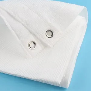 Nouvelle Voile d'Ombrage Blanche Épaissie : Le Gardien Gris des Balcons Urbains – Profitez des Brises Fraîches avec une Protection Solaire Respirante à Mailles Fines - Product Image 4