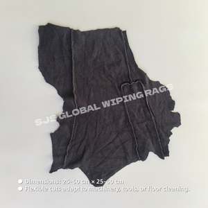 Trapos de limpieza ecológicos 100% algodón, trapos de forro polar reciclados de colores variados, toallas para limpiar. - Product Image 3