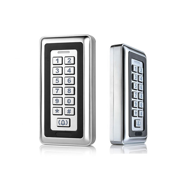Hot Sales Standalone RFID Outdoor IP68 Waterproof Metal Security Standalone Keypad 125KHZ EM RFID Card Access Control Reader