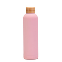 1000ml d'eau de grande capacité tasse bambou bois couverture simple petite bouche thermos tasse voyage sports de plein air bouteille d'eau