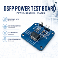 Module optique DSFP embarqué avec indication de statut LED pour la communication sous tension, le vieillissement, le couplage, etc.