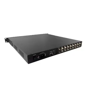 Profesional Satélite Digital receptor IRD 8 canal DVB-S2/T2/C/ISDB-T a UDP Multicast con 8 * tarjeta IC descifrar