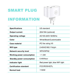 2025 nuevo BSD61 EU Smart Plug Wifi Ewelink sin Monitor de energía para Módulo de Chips <span class=keywords><strong>Esp32</strong></span> Firmware Custom Smart Plug - Product Image 5