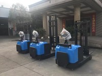 Chariot élévateur à conducteur marchant ELES10/12CE 1,5T/1,2T, transpalette électrique à batterie lithium-ion, roues en PU, pour entrepôt et usine, contrepoids